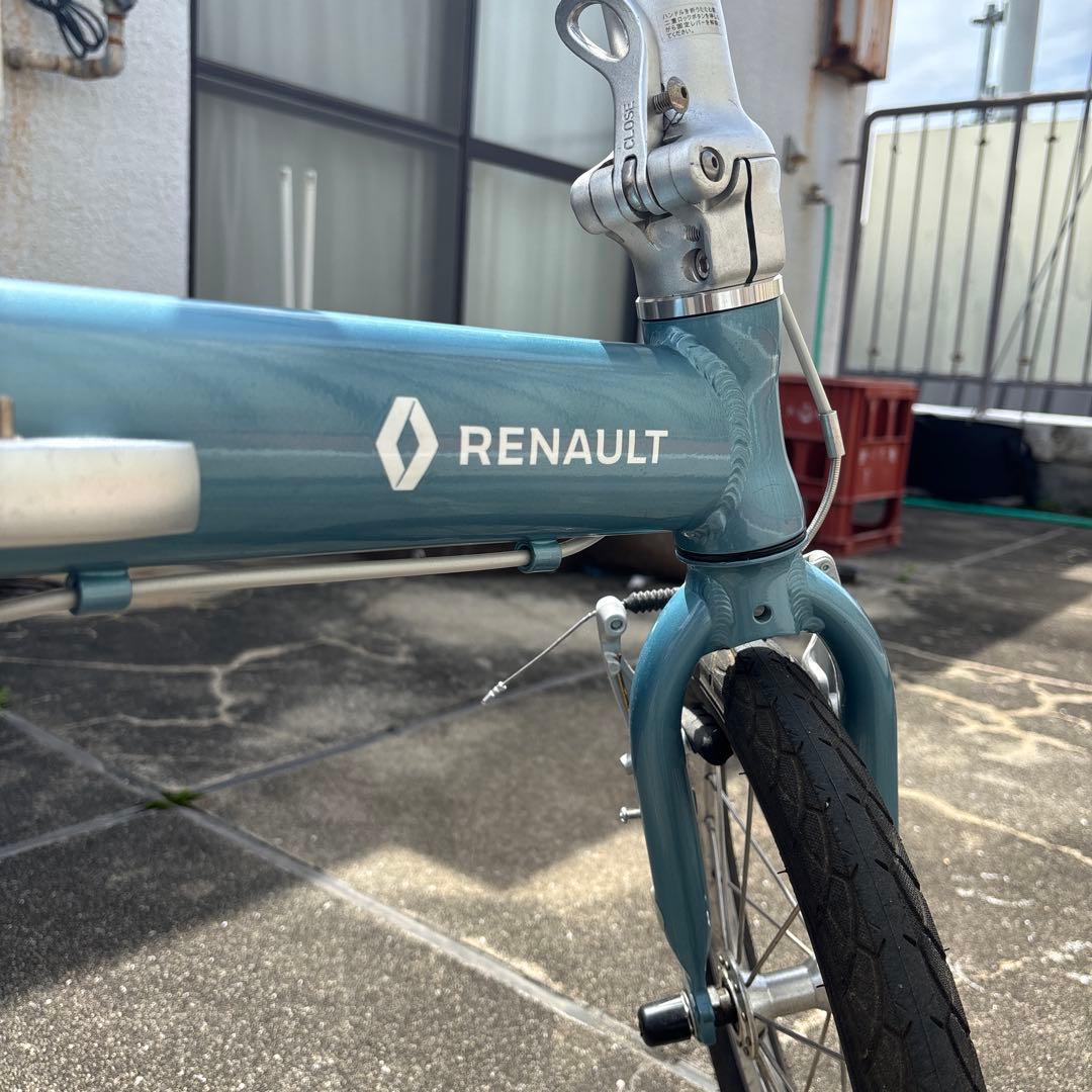 ルノー　 折り畳み自転車　超軽量　ロック・ライトのオマケ付
