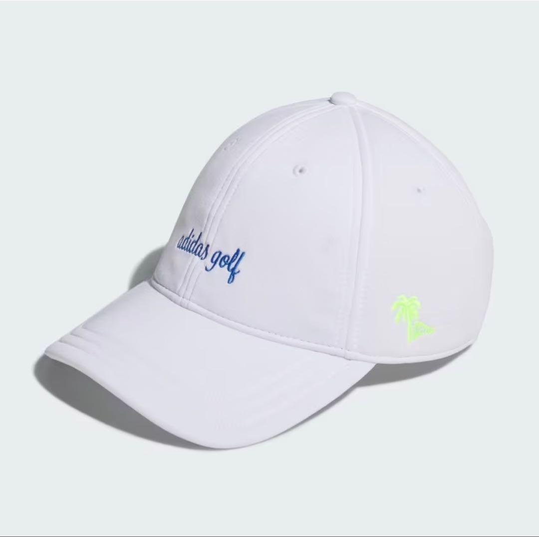 新品L【3点セット】アディダス ダンボールニット ピンクセットアップ 白キャップ