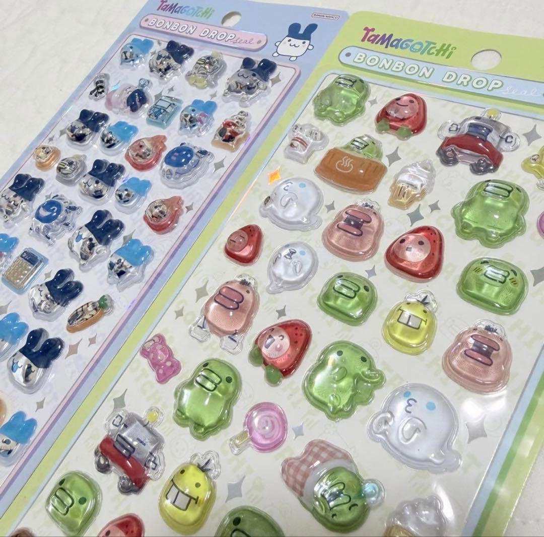 正規品 ボンボンドロップシール サンリオ ディズニー　日焼けキティ うるちゅる