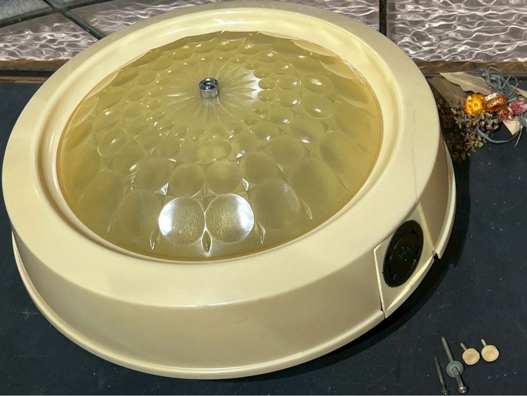 天井照明 インテリア 昭和レトロ 当時物 電気工事必須 アンティーク