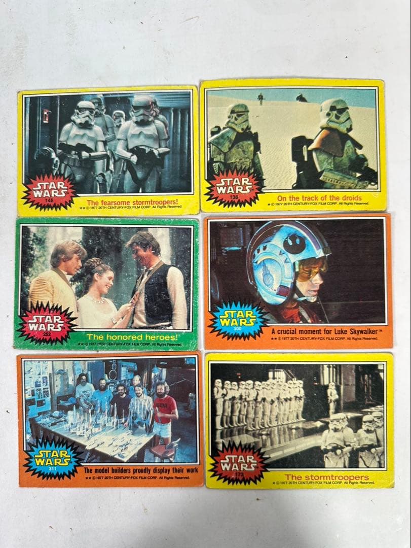 【激レア・26枚1970年代　スターウォーズ　 カード　 当時物　 Topps製