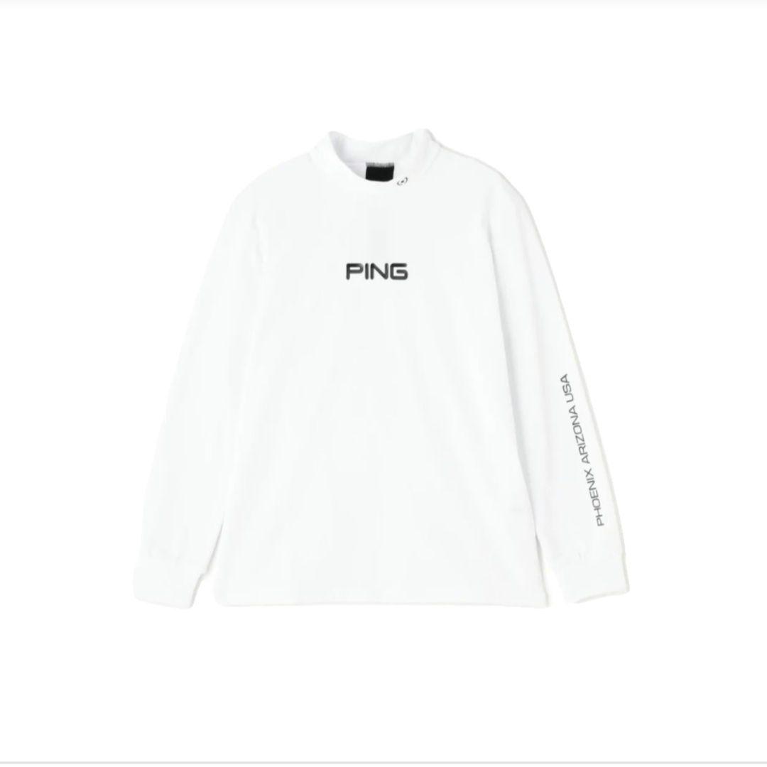 PING エアーフレイク長袖ハイネックカットソー