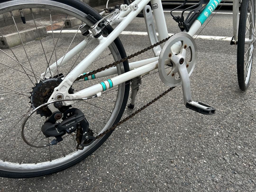 Bianchi PISA ミニベロ 20インチ ホワイト×チェレステ 整備済み