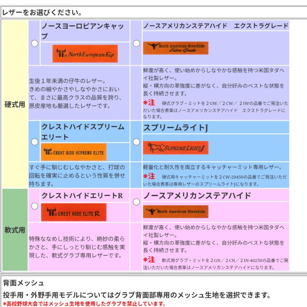 ミズノプロ　硬式ピッチャー用グローブ　ビックM