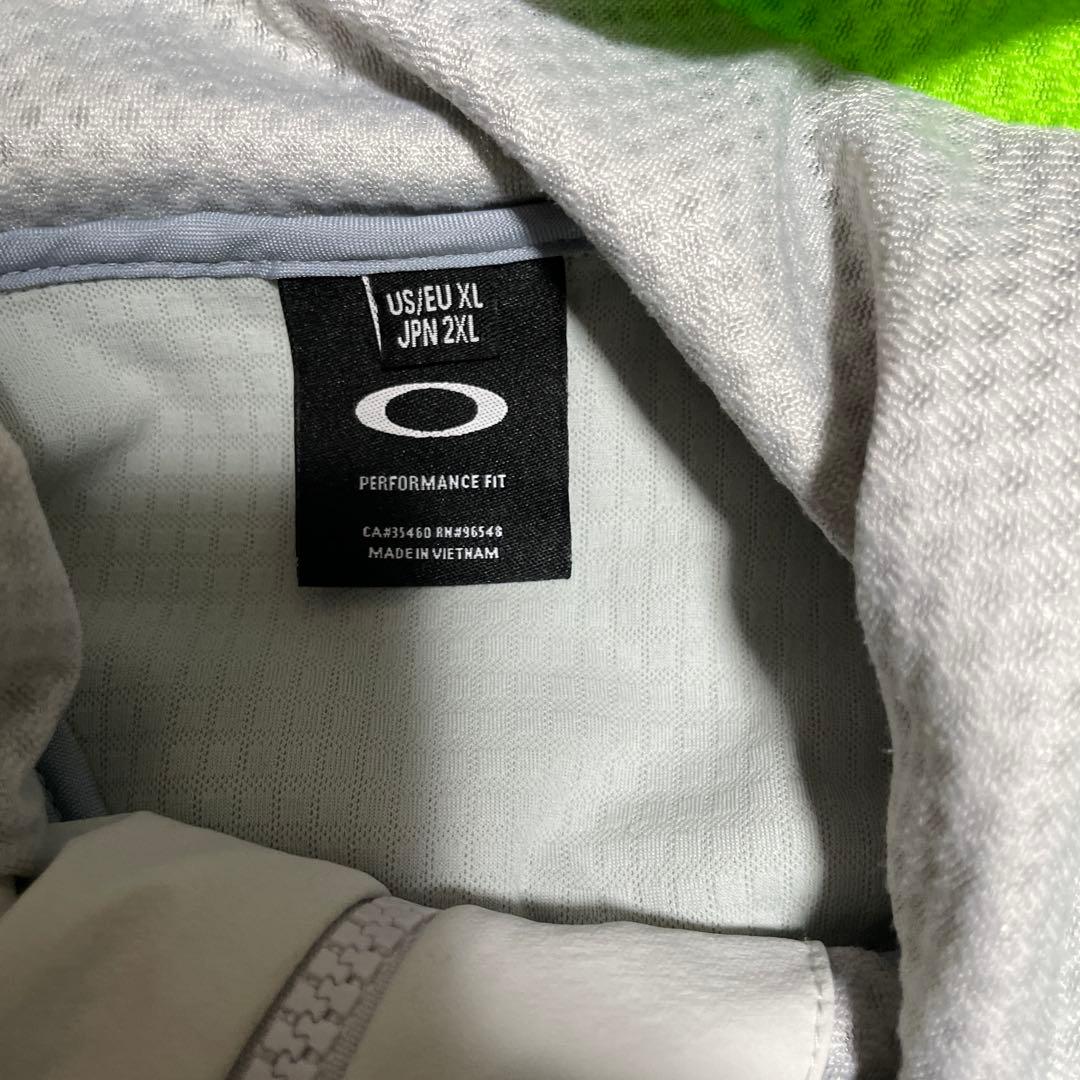 美品 OAKLEY スカル 高機能 セットアップ ゴルフウェア2XL
