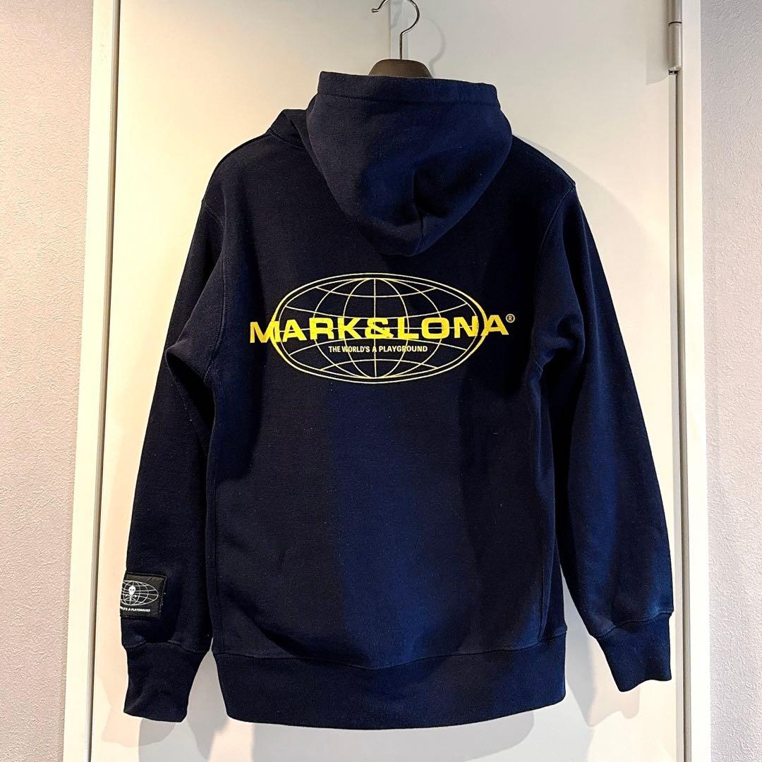 美品 ★ MARK&LONA スウェット パーカー マーク&ロナ 正規品 紺