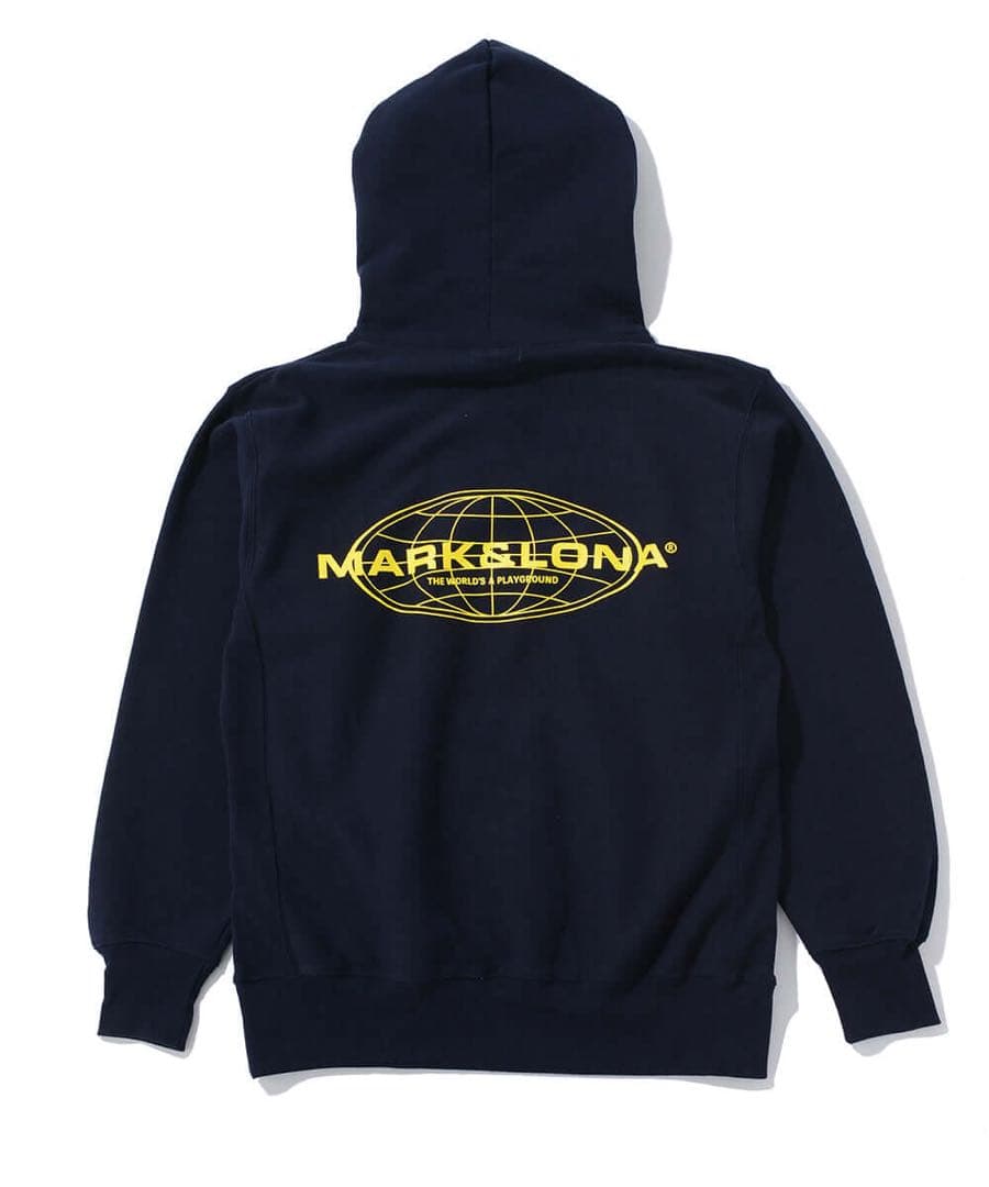 美品 ★ MARK&LONA スウェット パーカー マーク&ロナ 正規品 紺