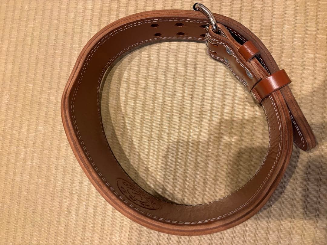 GOLD'S GYM プロレザーベルト 美品 Mサイズ