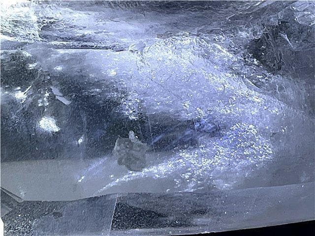 ◆超強天然(藍針入り)水晶クラスターB88B6/199B75D