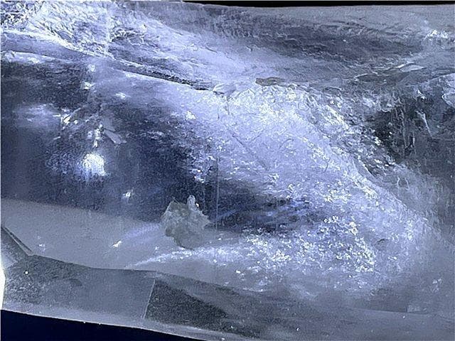 ◆超強天然(藍針入り)水晶クラスターB88B6/199B75D