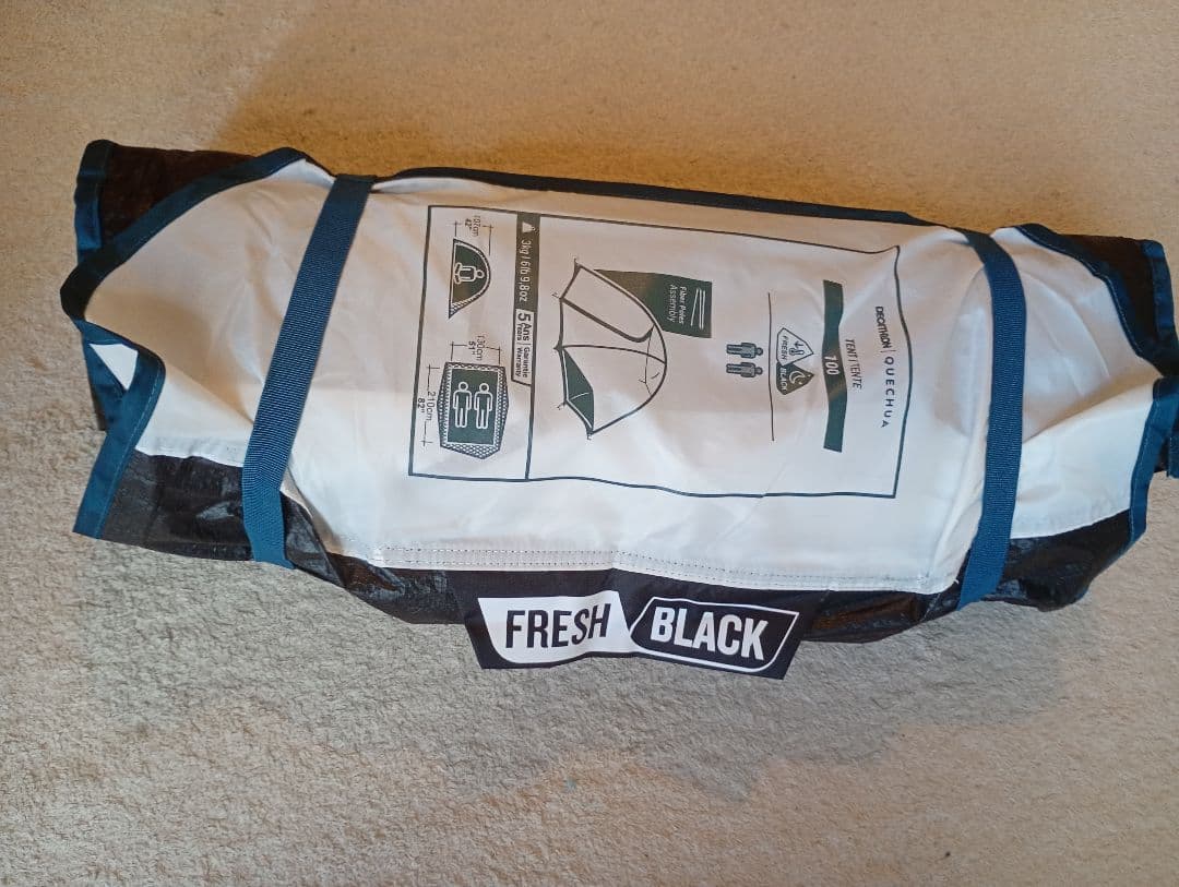 デカトロン ケシュア 100 FRESH＆BLACK 100 テント ２人用
