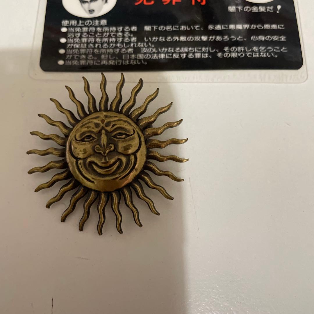 聖飢魔Ⅱ BIG TIME CHANGES ブローチ 太陽
