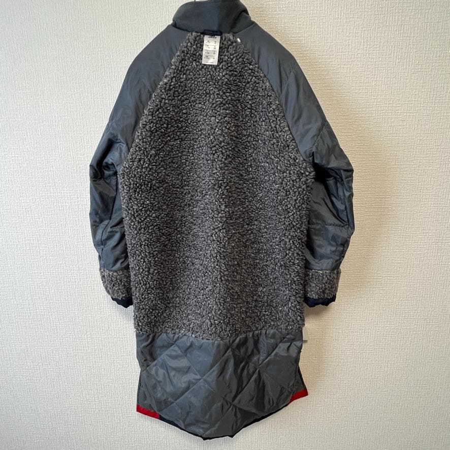 【良品】 adidas ３ストライプス バックロゴ ベンチコート キッズ 150