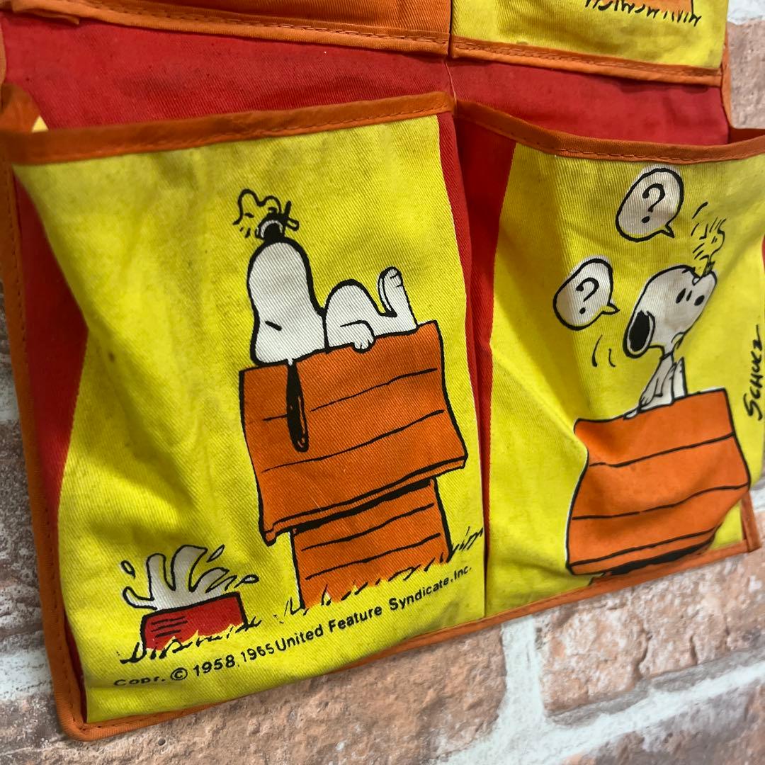 70's ピーナッツ ビンテージウールポケットpeanuts スヌーピー