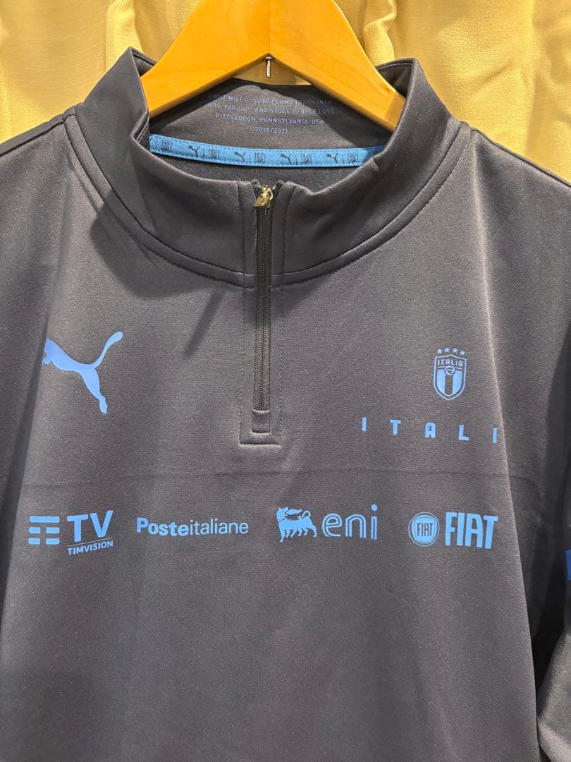 イタリア代表 支給品 ハーフジップトレーニング　XL