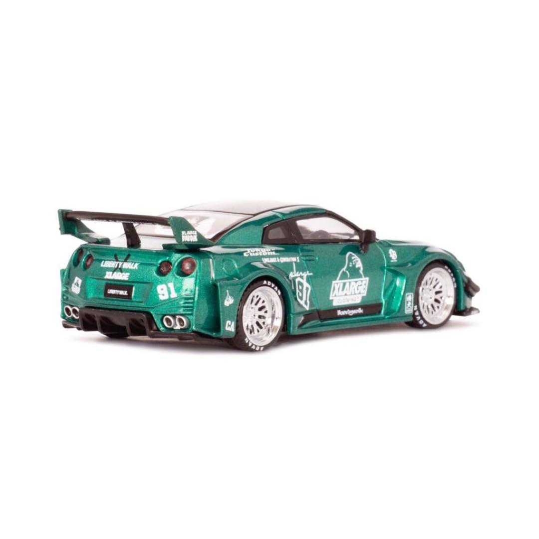 6台セット LBWK MINIGT × XLARGE NISSAN 35GT 緑