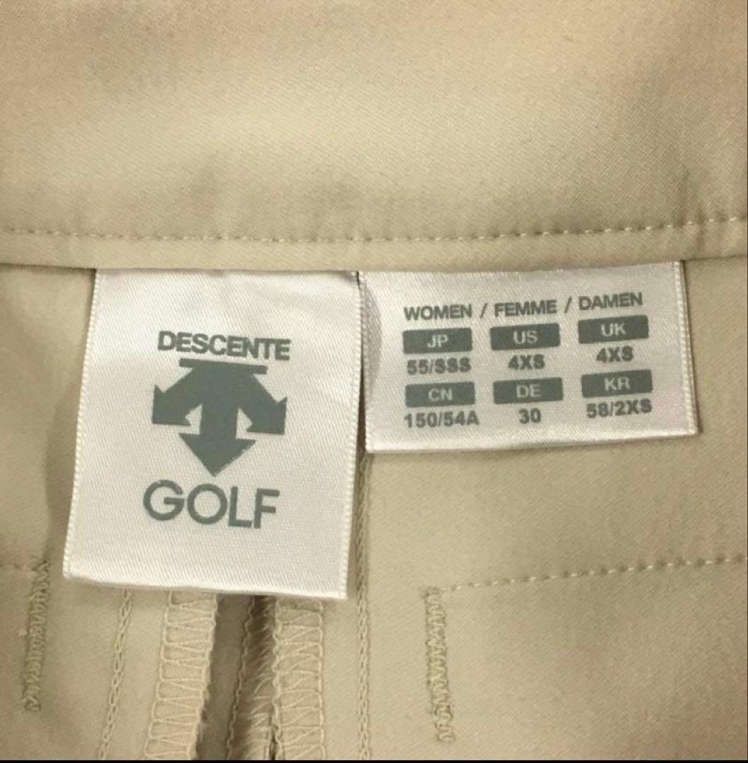 DESCENTE GOLF レディーススカート ベージュ