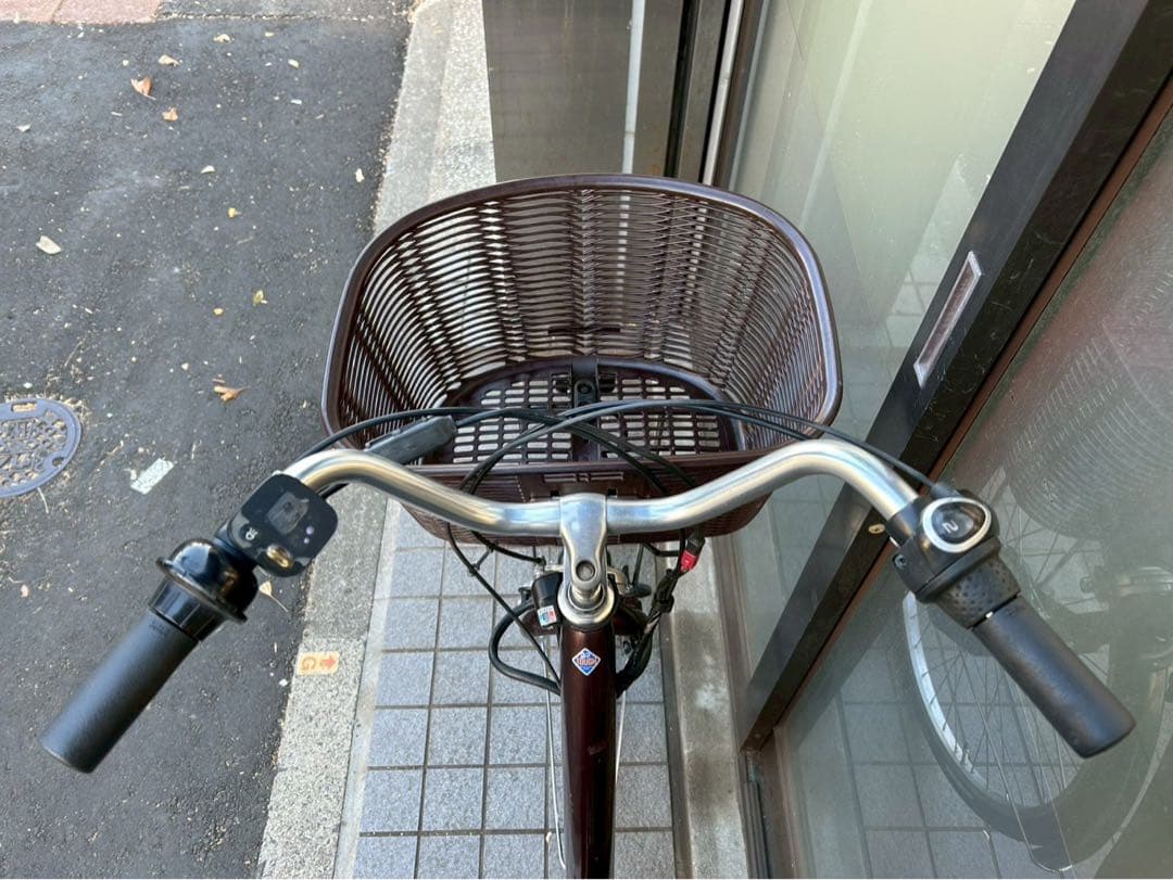 中古電動自転車 ブリヂストン フロンティア 26インチ ブラウン 横浜№3624