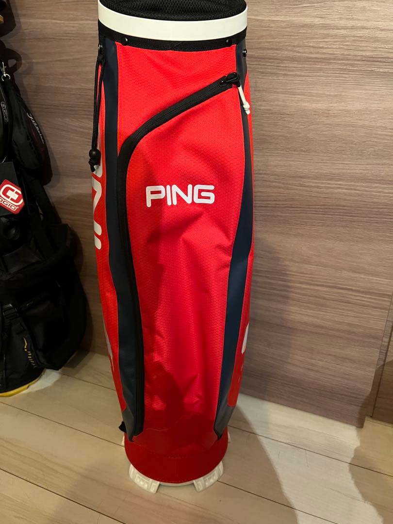 PING アリゾナゴルフキャディバッグ 赤青