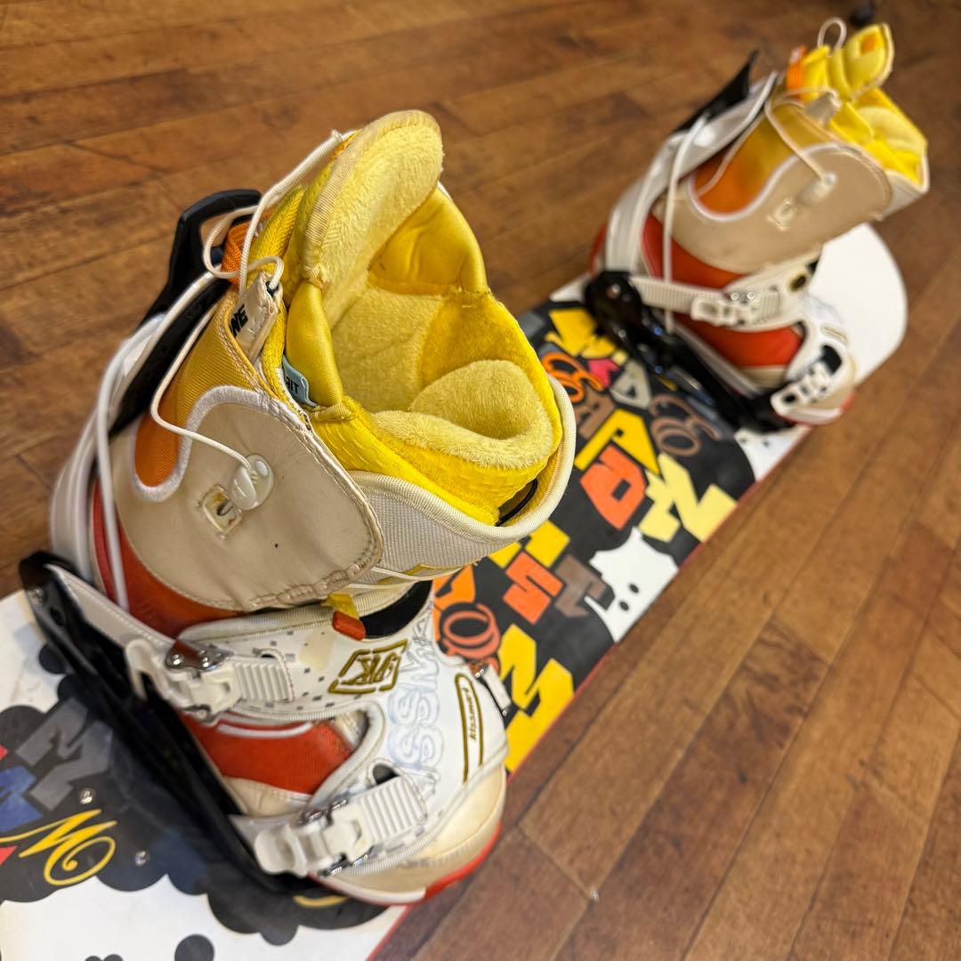 送料込！K2 155cm Burton 25cm スノーボードセット！バートン