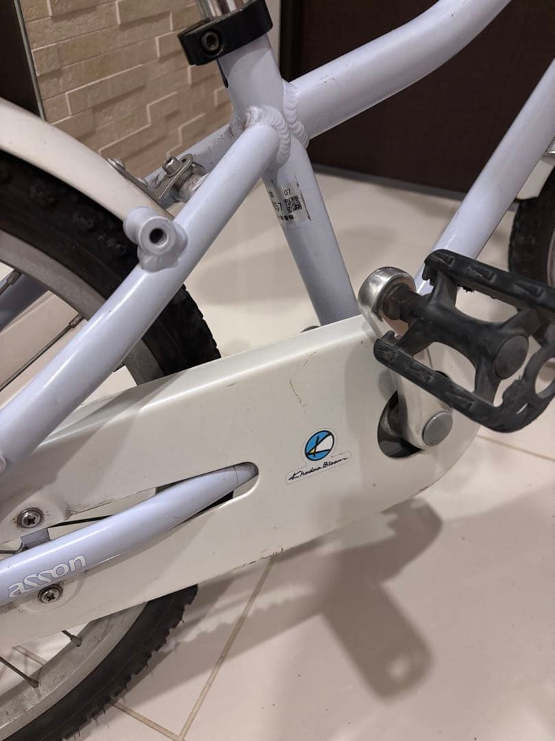 KhodaaBloom 幼児用自転車 ホワイト　18インチ