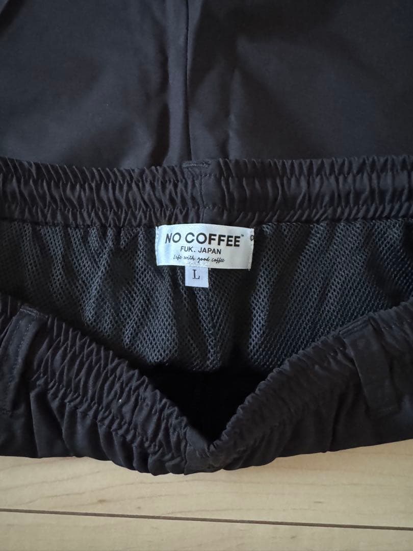 NO Coffee × Clubhaus Short Pants Black L
