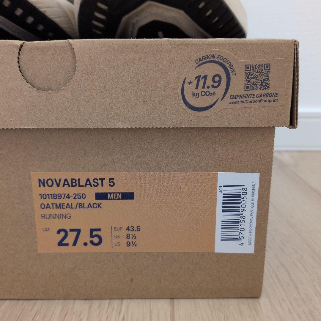 asics NOVABLAST 5　アシックスノヴァブラスト 27.5センチ