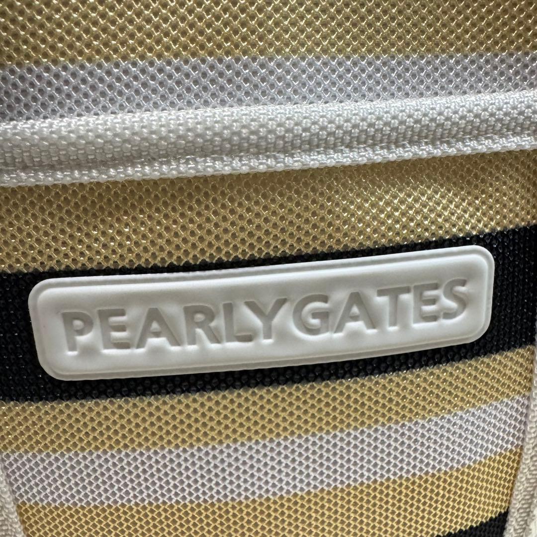 PEARLY GATES（パーリーゲイツ）　マルチボーダー柄　カートバッグ