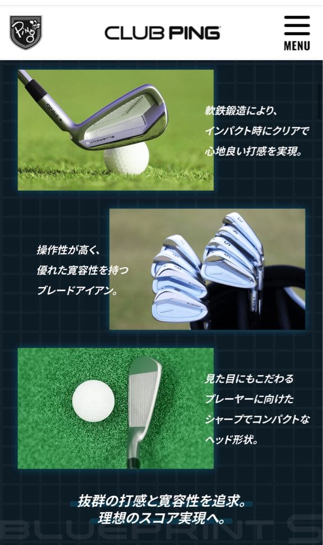 中古品　ping ブループリントs