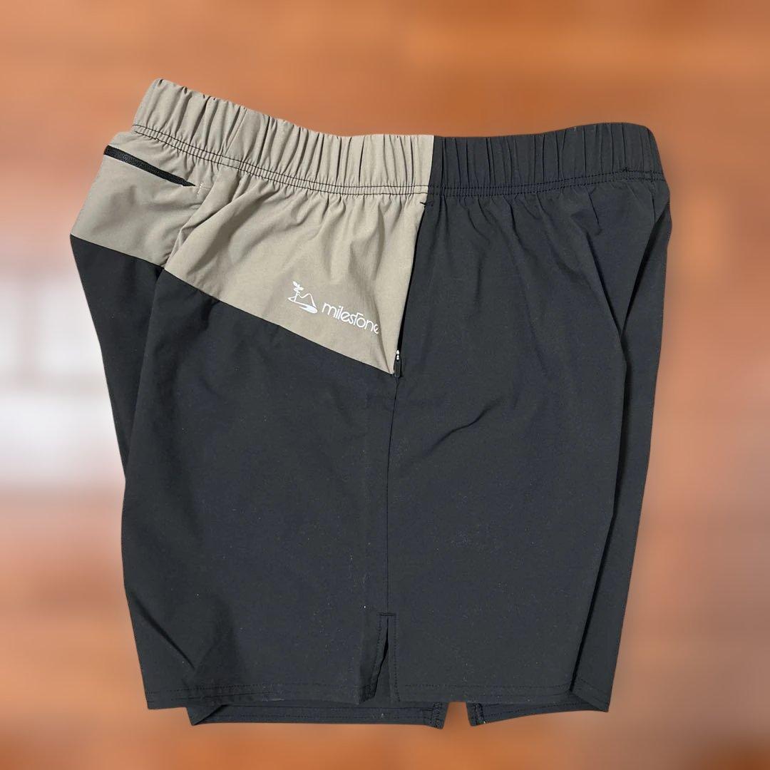 マイルストーン　natty shorts 5インチ　Lサイズ