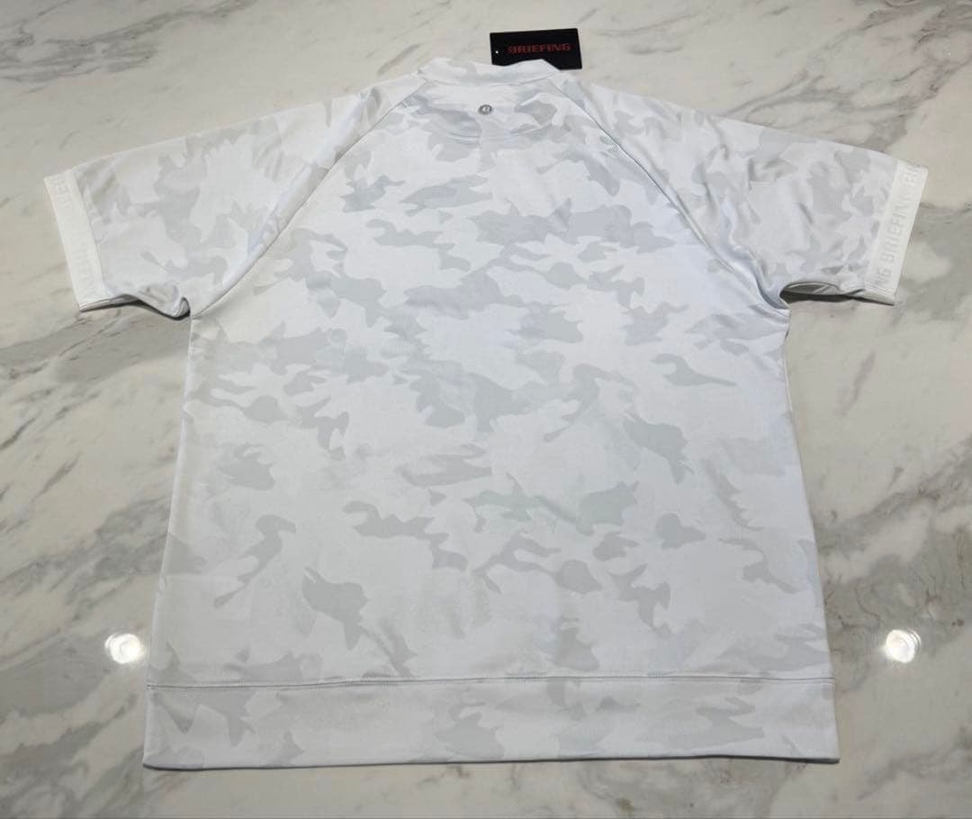 【新品・タグ付き】完売品 BRIEFING モックネック カモフラ 白 M