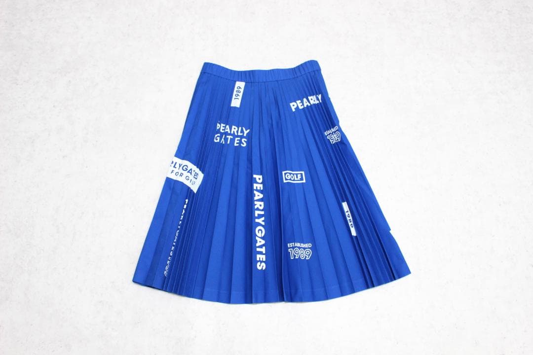 【極美品】レディースM　定価35200円　パーリーゲイツ　プリーツスカート