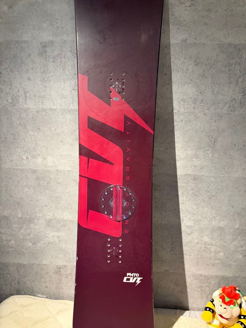 FNTC CVT スノーボード レッド 156cm