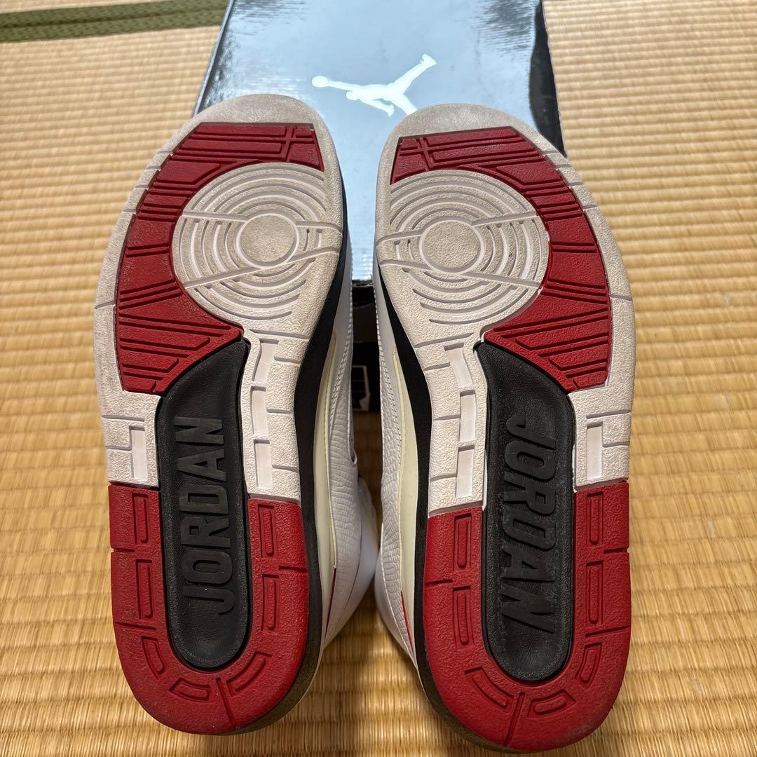 NIKE Air Jordan 2 ホワイト/レッド/ブラック　27.5cm