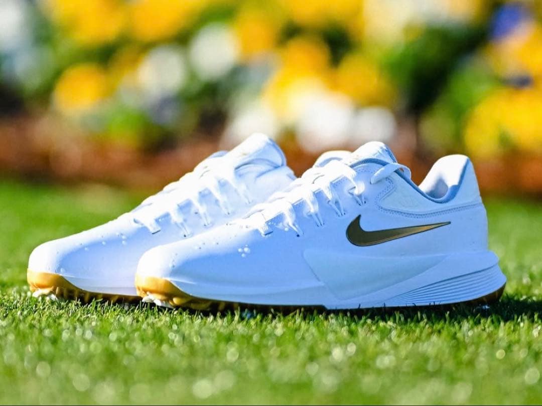 Nike Victory Pro 4 ゴルフシューズ　ホワイトゴールド