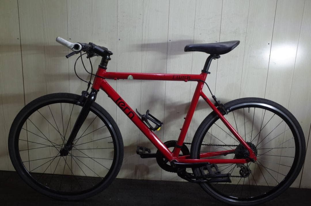 TERN CLUTCH 650C アルミ 8速 510mm クロスバイク RED