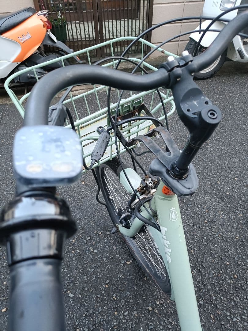 ジャンク ビッケモブ 電動アシスト自転車 チャイルドシート付き