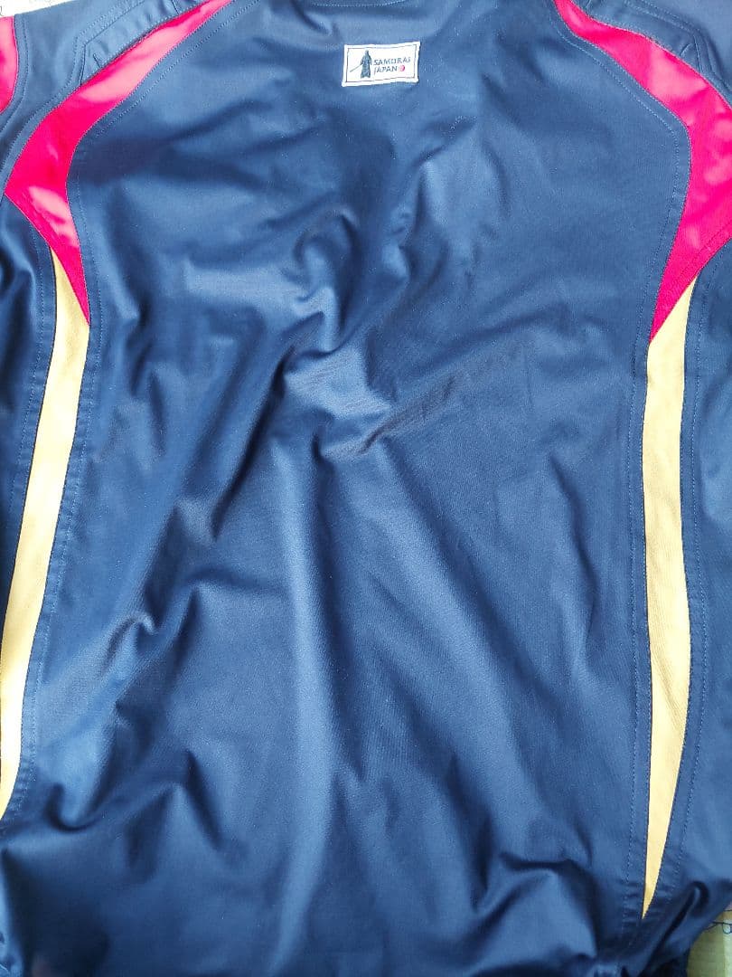 侍JAPANオーセンティックMizuno ジッパー付き半袖ジャケット M