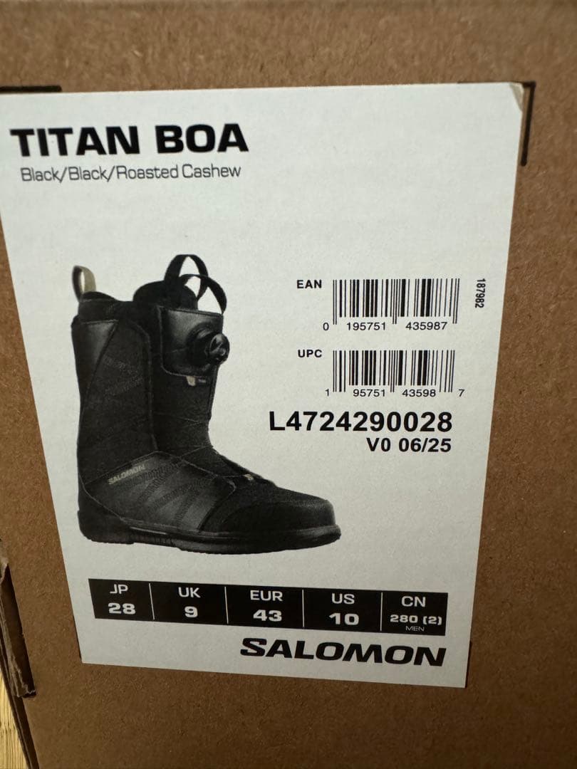 SALOMON TITAN BOA 28cm スノーボードブーツ サロモン 美品