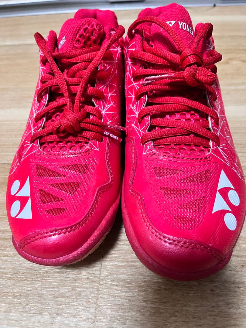 YONEX パワークッション バドミントンシューズ レッド