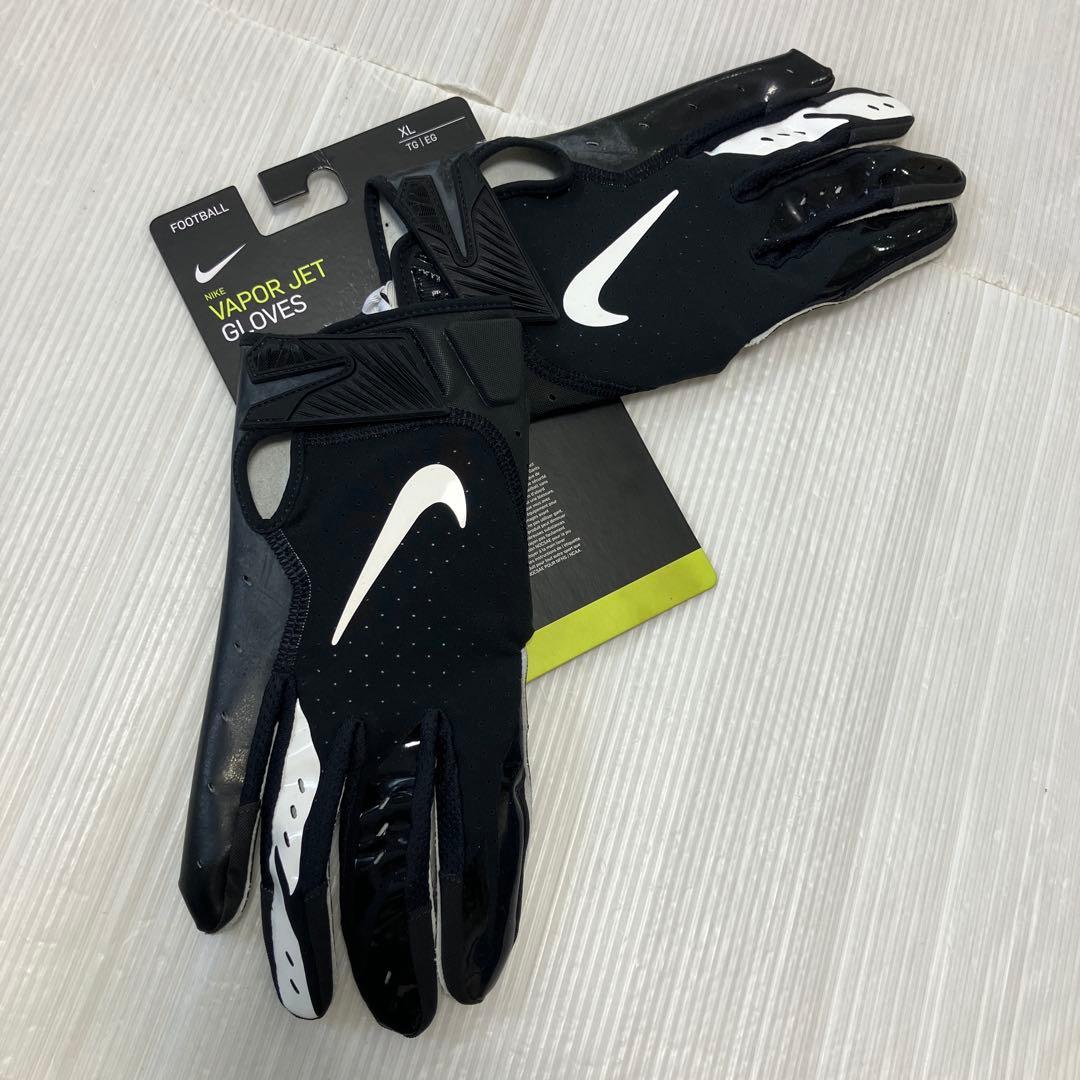 送料無料 新品 NIKE アメフト グローブ VAPOR JET XL