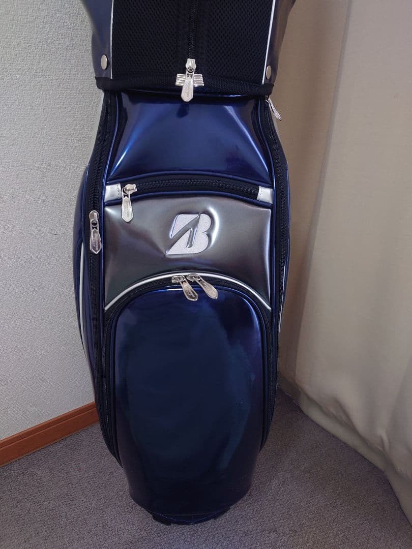 BRIDGESTONE GOLF キャディバッグ ネイビー・シルバー