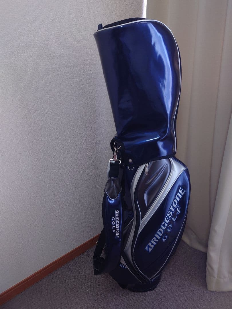 BRIDGESTONE GOLF キャディバッグ ネイビー・シルバー