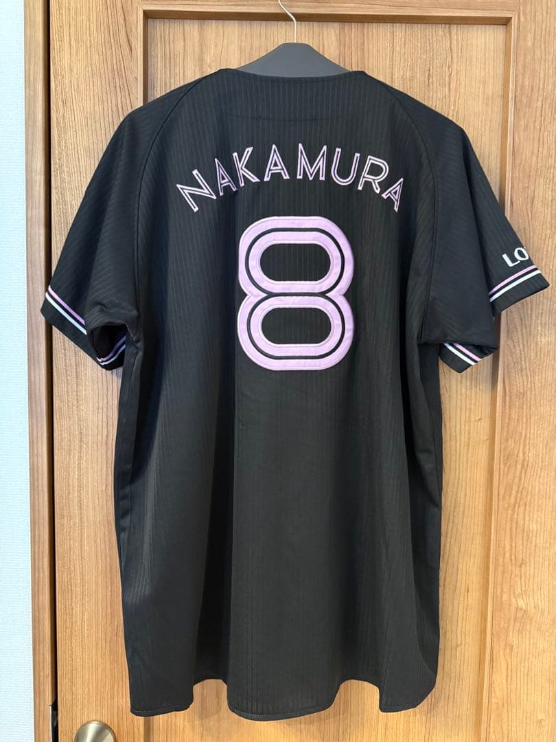 千葉ロッテ ユニフォーム 2022 ブラックサマー 中村奨吾