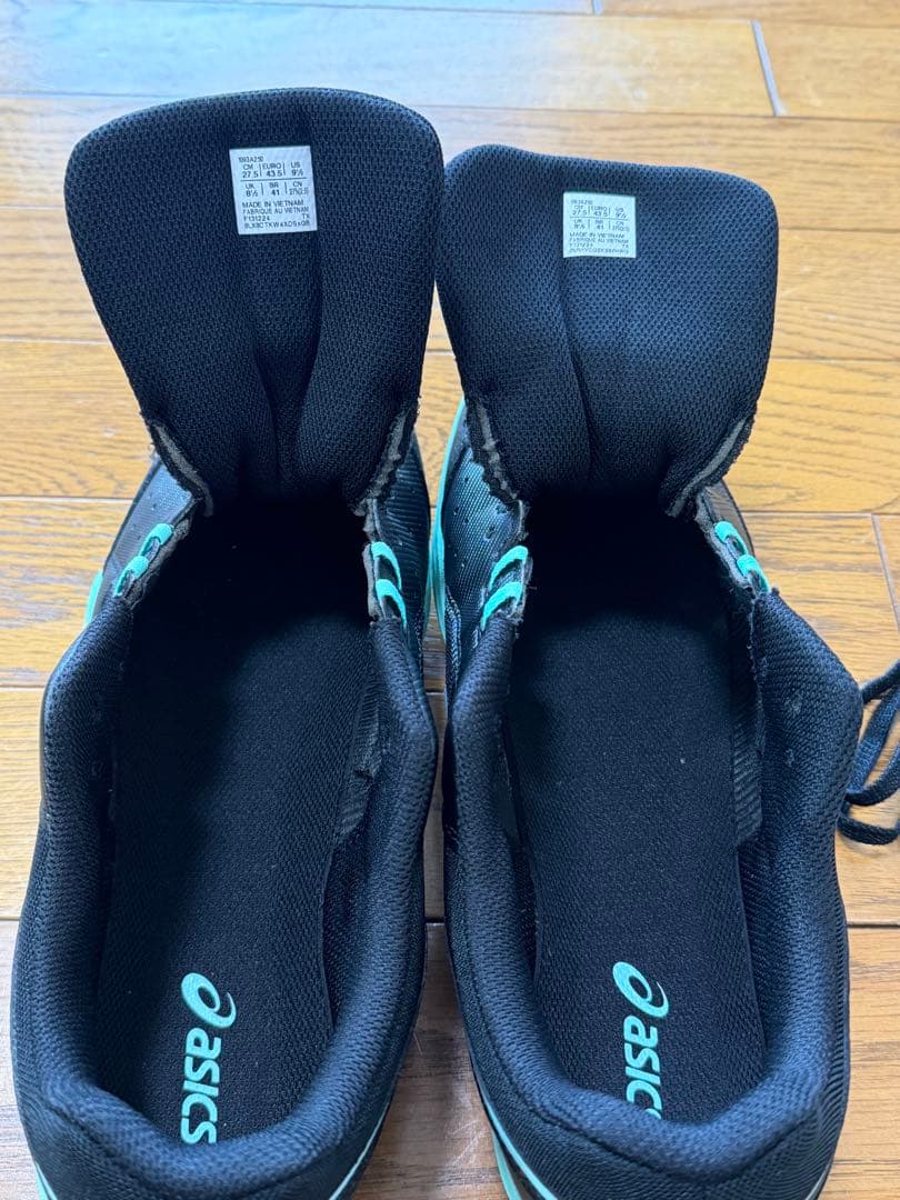 asics 27.5cm 砲丸投 円盤投 ハンマー投 投てき用シューズ