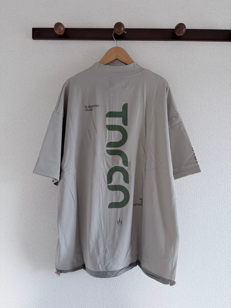 新作　RUFFLOG TNRCN HALF-ZIP TEE ラフロッグ　サイズM