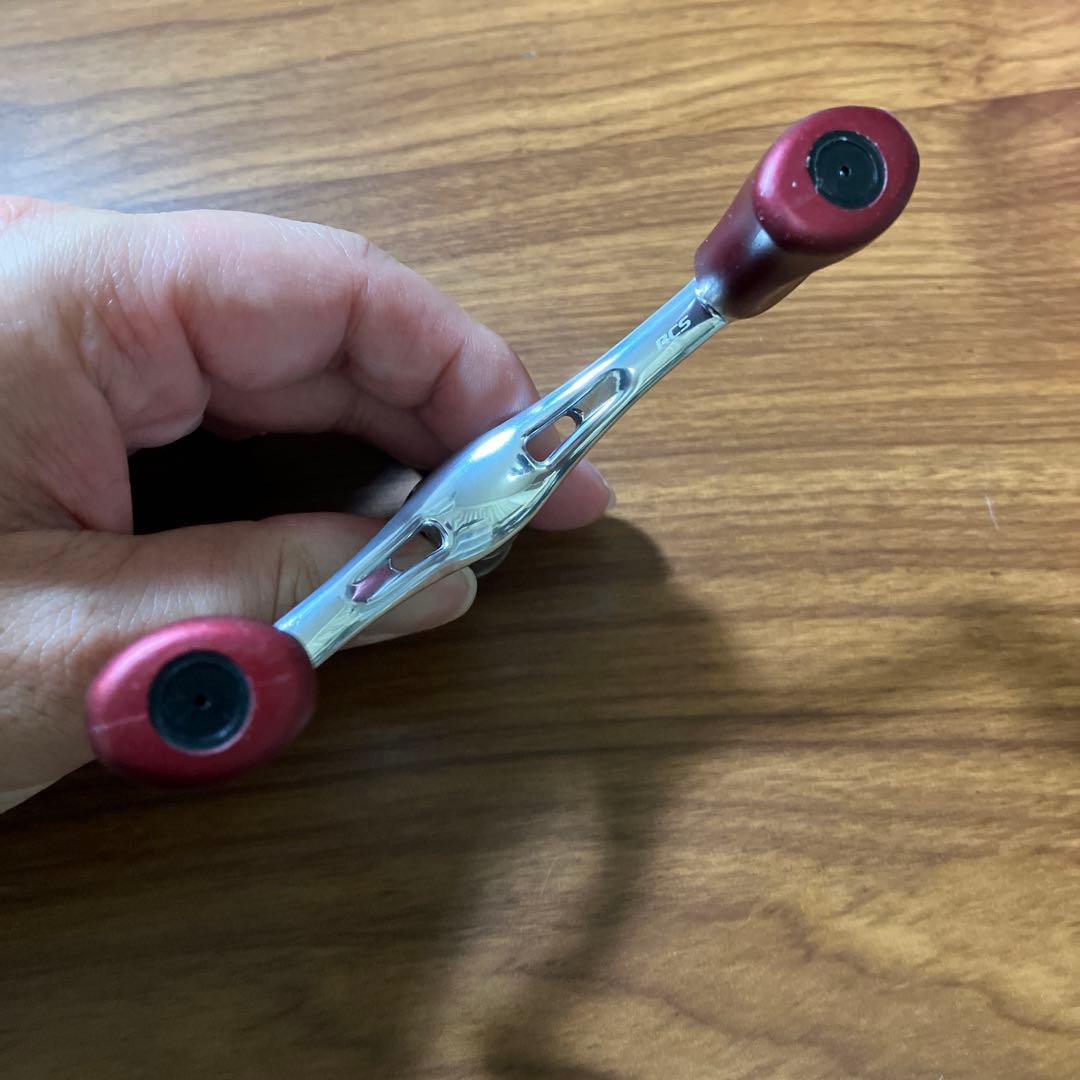 美品レア　RCS 90mm ダブルハンドル　RCSレッドノブ コルク