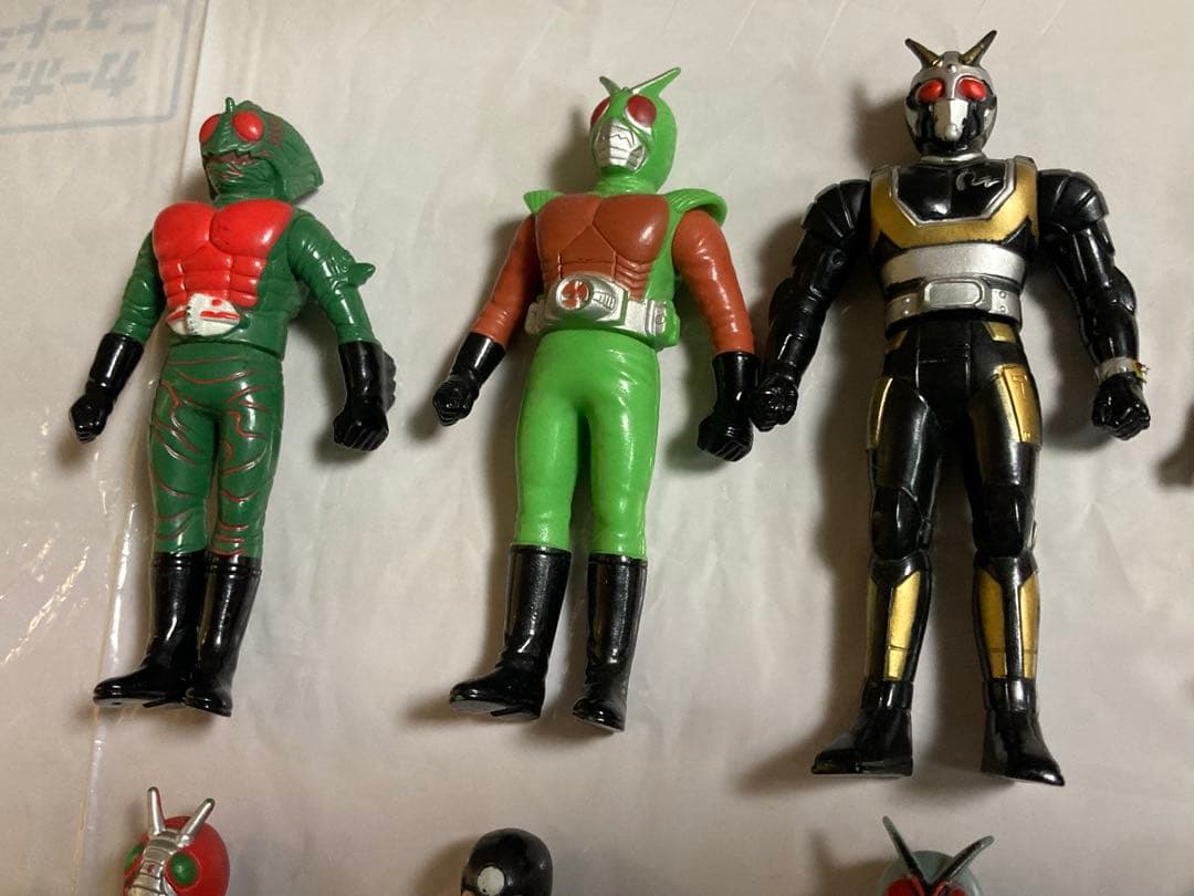 レア 当時物 ヴィンテージ 仮面ライダー フィギュア 8体セット