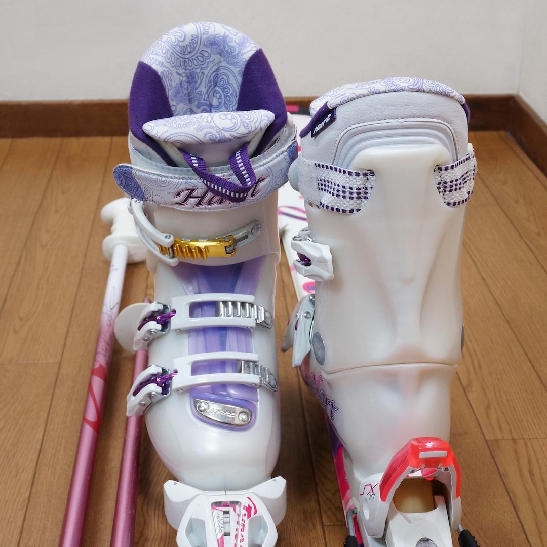 メンテ済 145cm 靴24cm KAZAMA レディーススキーセット