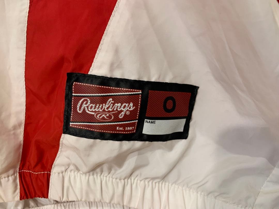 N0303-09★野球 Rawlings 長袖ナイロン 上着 / 練習着パンツ